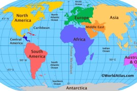 Continents and Oceans Quiz